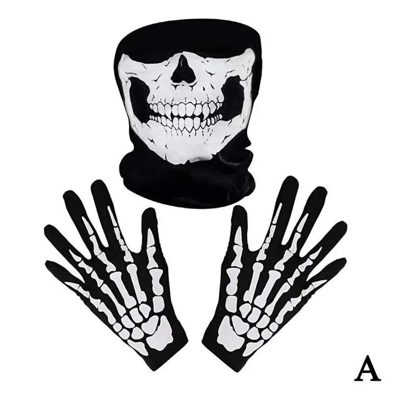 Halloween Gloves Skeleton Socks Scary Paw Gloves Bleeding Happy Halloween Party Decor For Men Women Horror Party