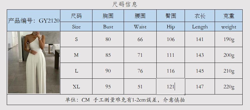 Sexy One Shoulder Romper