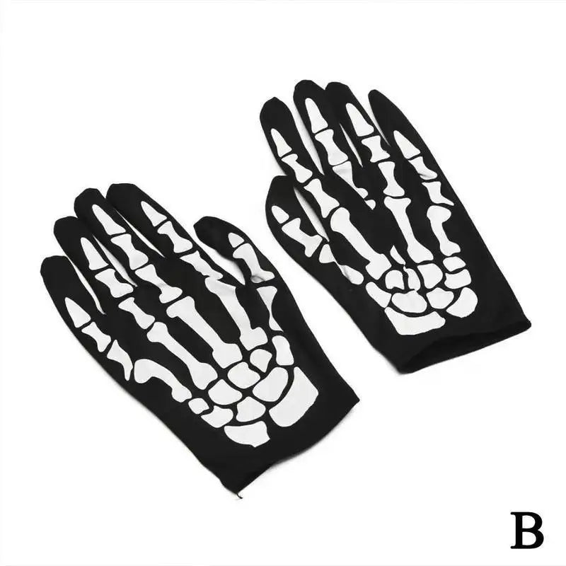 Halloween Gloves Skeleton Socks Scary Paw Gloves Bleeding Happy Halloween Party Decor For Men Women Horror Party