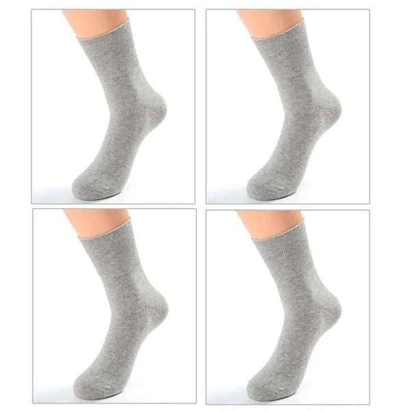 4 Pairs / Lot Diabetic Socks Prevent Varicose Veins Socks for Diabetes Hypertensive Patients Bamboo Cotton Material