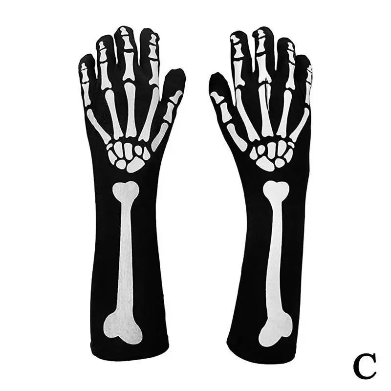 Halloween Gloves Skeleton Socks Scary Paw Gloves Bleeding Happy Halloween Party Decor For Men Women Horror Party