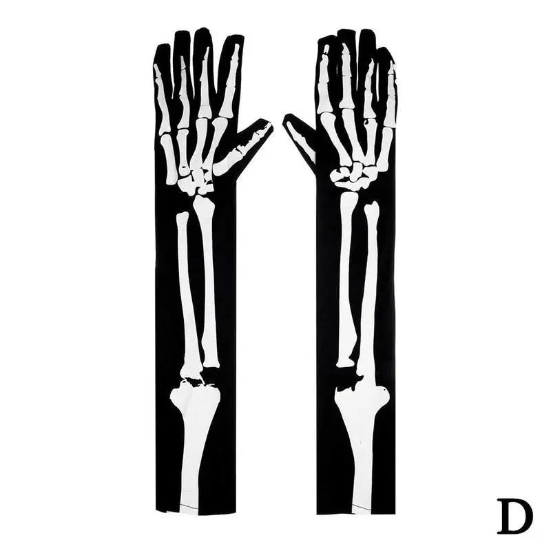 Halloween Gloves Skeleton Socks Scary Paw Gloves Bleeding Happy Halloween Party Decor For Men Women Horror Party