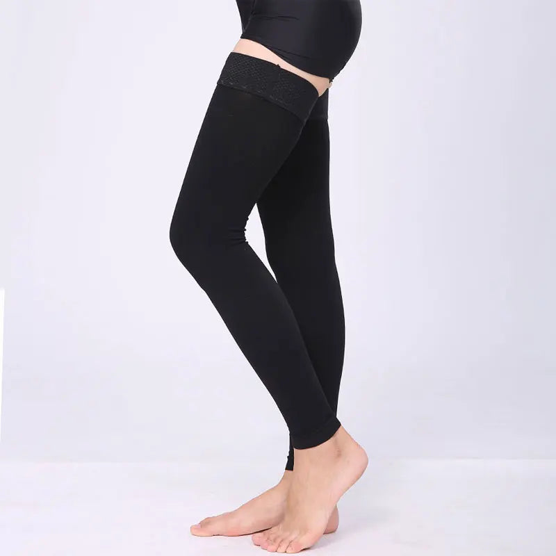 Pressure Level 2 Unisex Compression Socks 23-32MMHG Thigh Stockings Stress Relief Compression Stockings