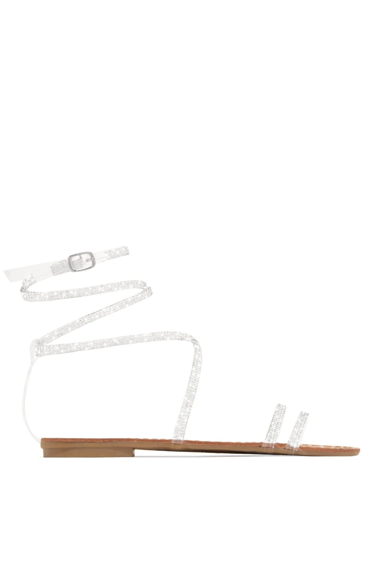 BUSY GIRL YS1005 Diamond Lace Up Sandals